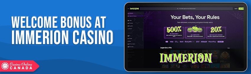 immerion casino bonus